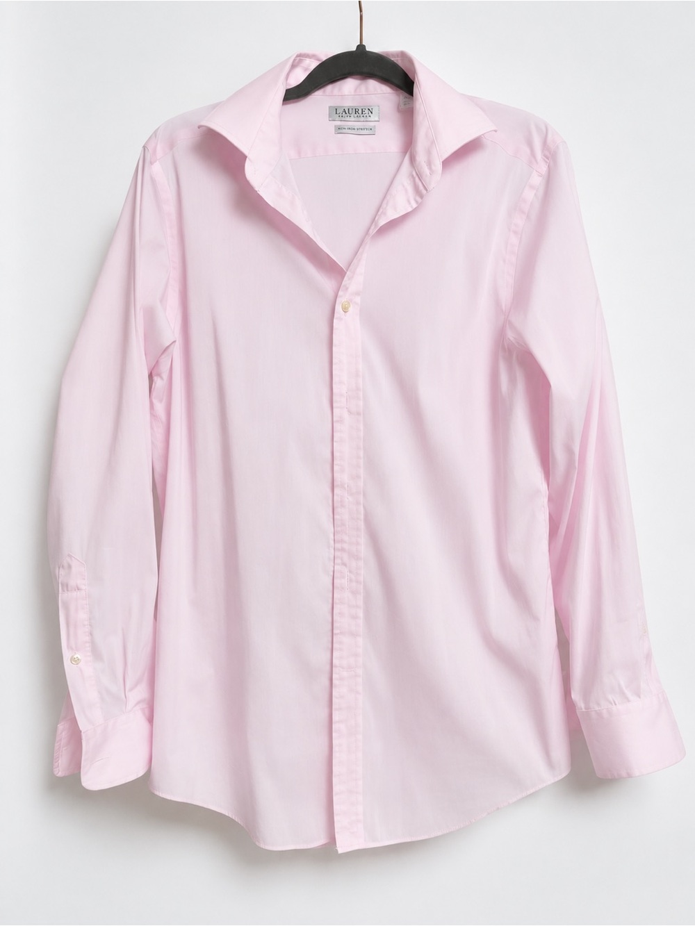 Lauren Ralph Lauren Light Pink Men's Long-Sleeve Dress Shirt